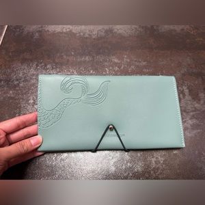 D NWOT STARBUCKS Passport Organizer Card Holder Travel Wallet Teal RARE